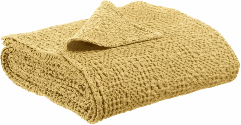 Linge de lit - Jeté Tana Gold 240 x 260 - MAISON VIVARAISE - SDE VIVARAISE WINKLER