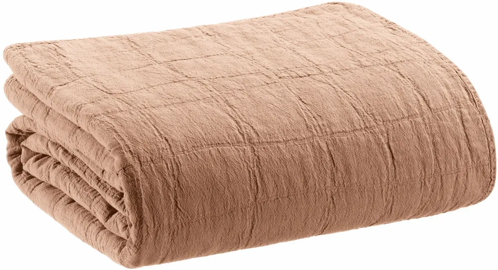 Throw blankets - Recycled Plaid Titou Dragée 140 X 200 - MAISON VIVARAISE - SDE VIVARAISE WINKLER