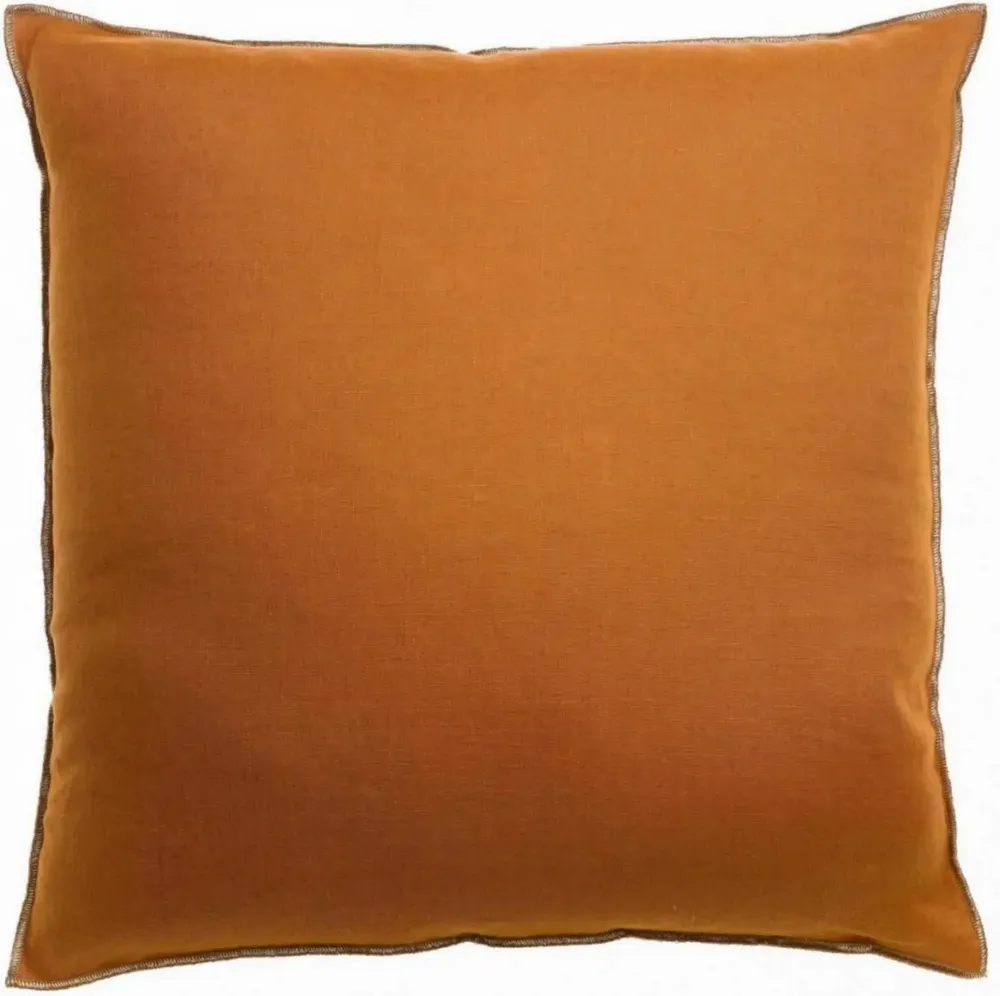 Cushions - Zeff Celeste Cushion Cuivre 45 X 45 - MAISON VIVARAISE - SDE VIVARAISE WINKLER