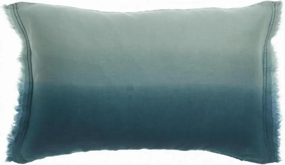 Cushions - Zeff Shade Cushion Indigo 30 X 50 - MAISON VIVARAISE - SDE VIVARAISE WINKLER