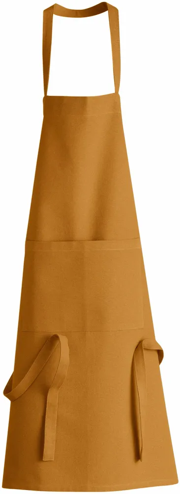Aprons - Dario recycled cooking apron Ambre 72 X 85 - MAISON VIVARAISE - SDE VIVARAISE WINKLER