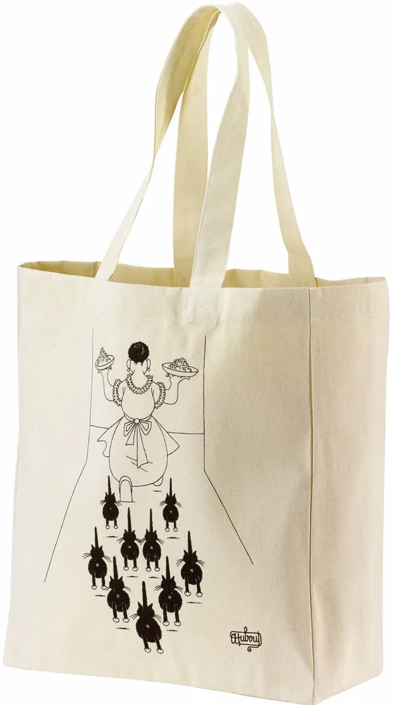 Sacs et cabas - Sac shopping Dubout À table Ecru 40 x 36 x 16 - MAISON VIVARAISE - SDE VIVARAISE WINKLER