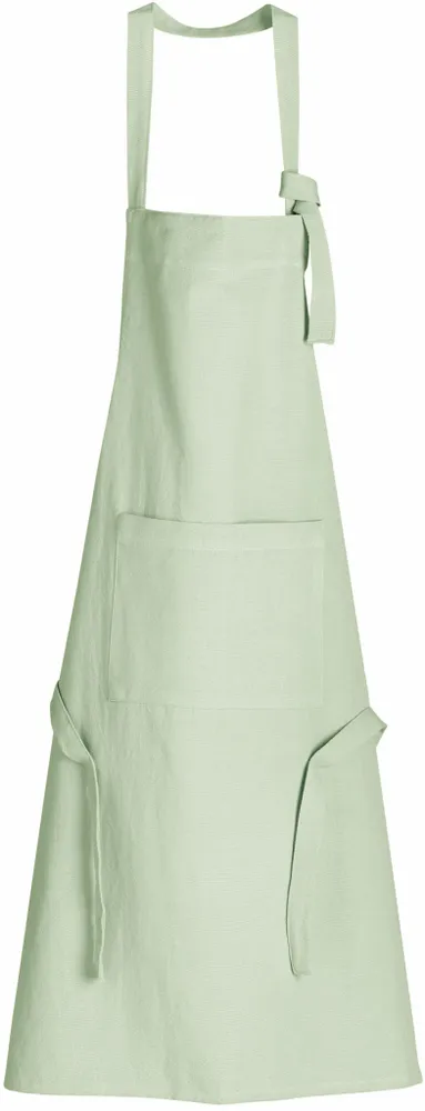 Tabliers de cuisine - Tablier de cuisine recyclé Ada Céladon 72 x 85 - MAISON VIVARAISE - SDE VIVARAISE WINKLER