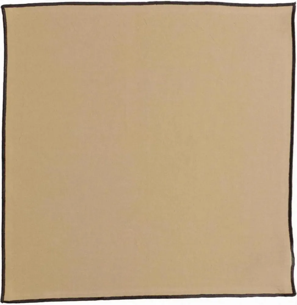 Serviettes - Serviette de table recyclée Grace Camel 40 x 40 - MAISON VIVARAISE - SDE VIVARAISE WINKLER