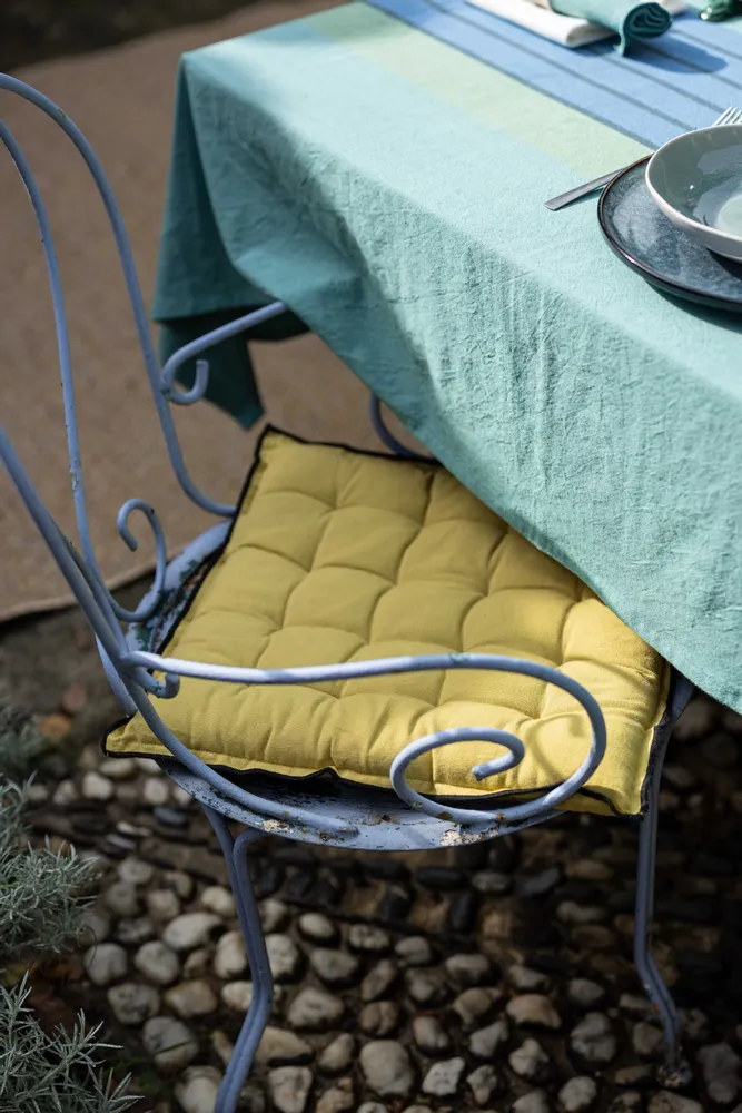 Chairs - Recycled Chair Cushion Grace Badiane 40 X 40 X 3 - MAISON VIVARAISE - SDE VIVARAISE WINKLER