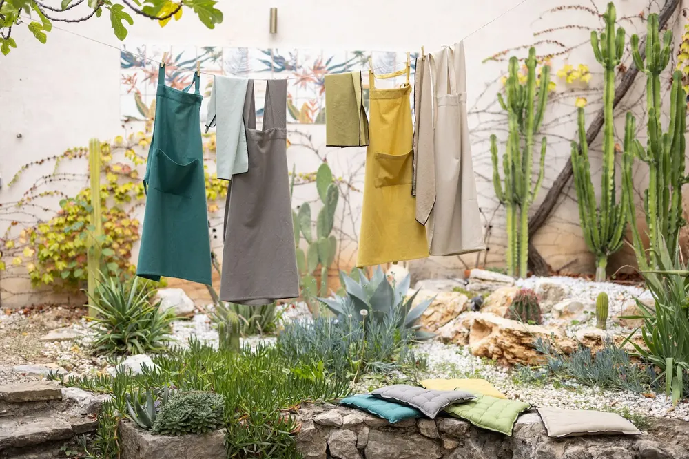 Chairs - Recycled Chair Cushion Grace Ombre 40 X 40 X 3 - MAISON VIVARAISE - SDE VIVARAISE WINKLER