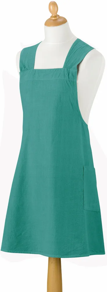 Aprons - Recycled Japanese Kitchen Apron Haru Paon 78 X 100 - MAISON VIVARAISE - SDE VIVARAISE WINKLER