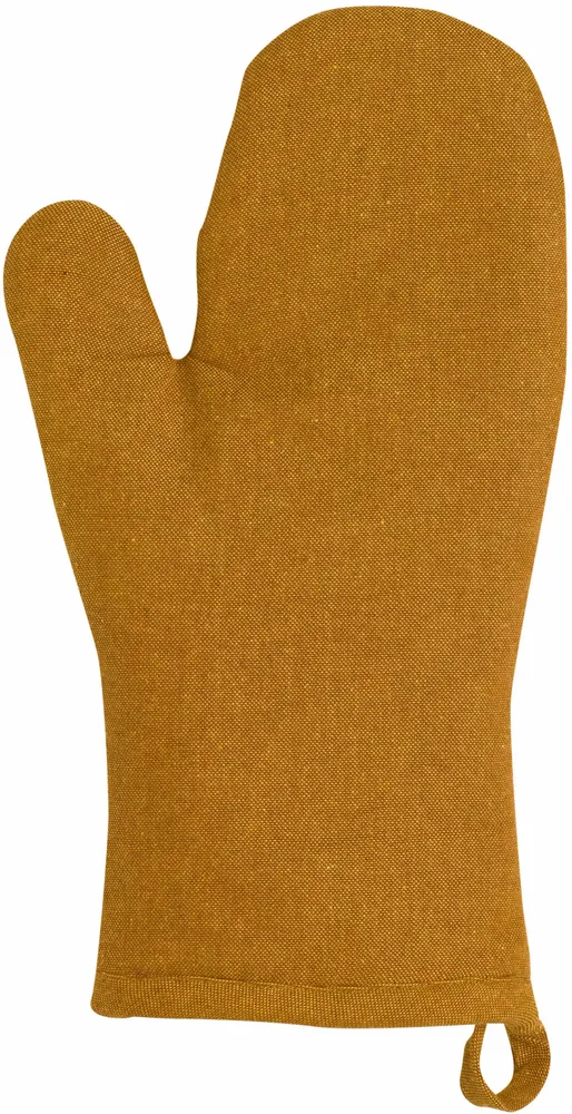 Potholders - Recycled Kitchen Glove and Pot Holder Jona Ambre 15 X 30 - MAISON VIVARAISE - SDE VIVARAISE WINKLER