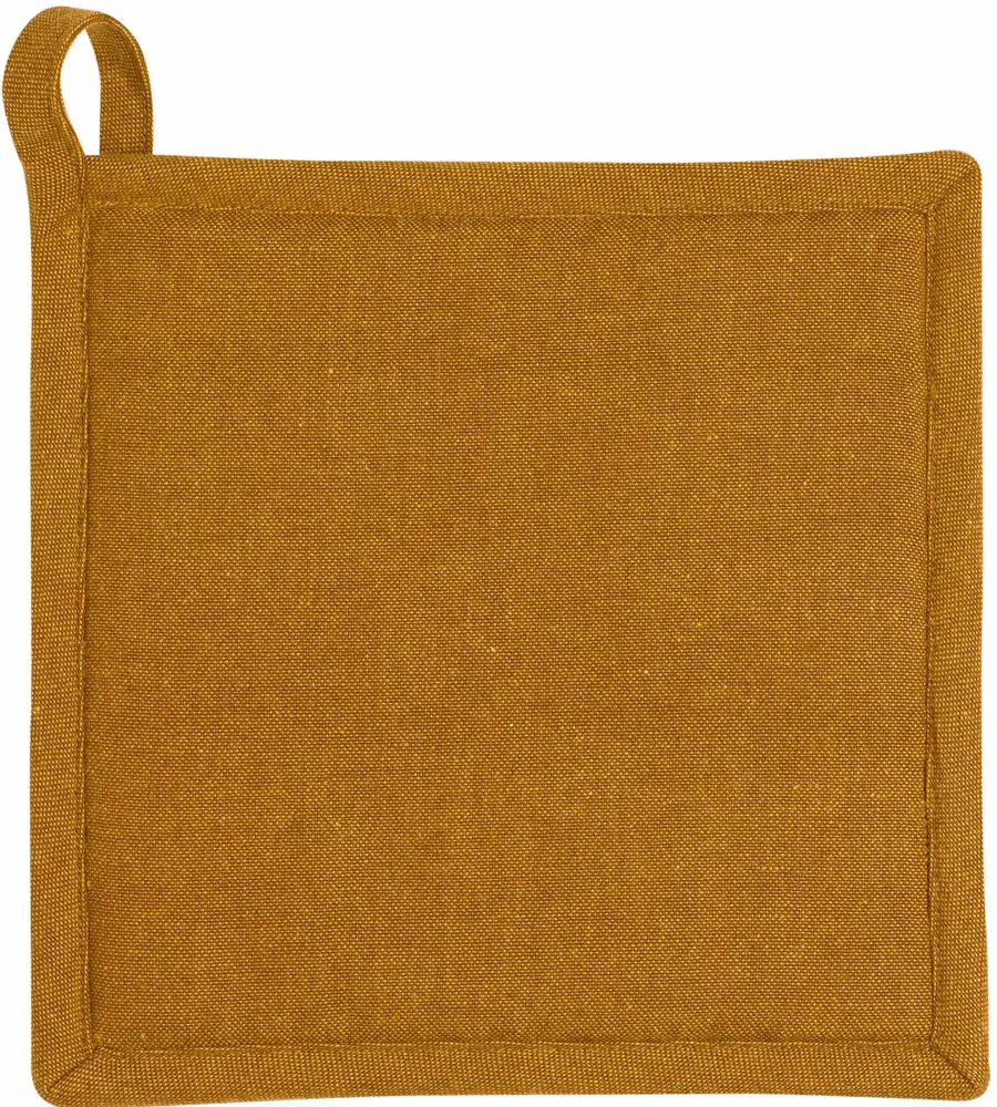 Potholders - Recycled Kitchen Glove and Pot Holder Jona Ambre 15 X 30 - MAISON VIVARAISE - SDE VIVARAISE WINKLER
