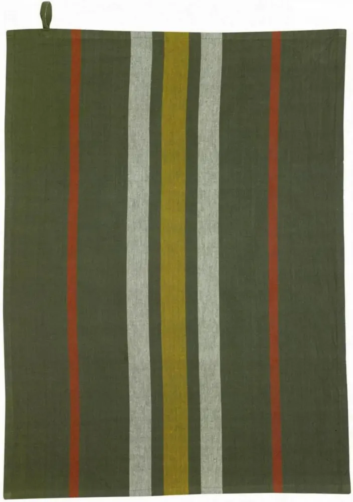 Dish towels - Yuna Washed Recycled Tea Towel Sapin 50 X 70 - MAISON VIVARAISE - SDE VIVARAISE WINKLER