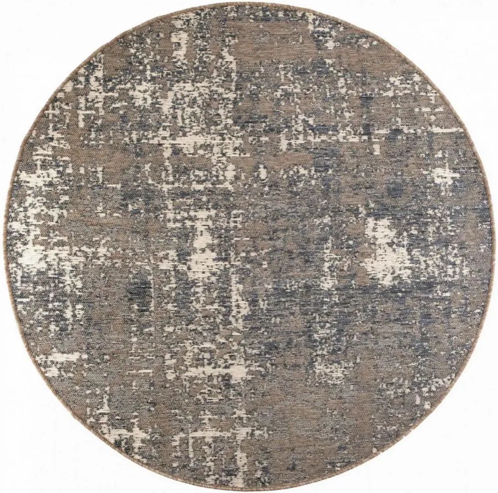 Rugs - Catania 2 Outdoor Rug Gris Diamètre 160 - MAISON VIVARAISE - SDE VIVARAISE WINKLER