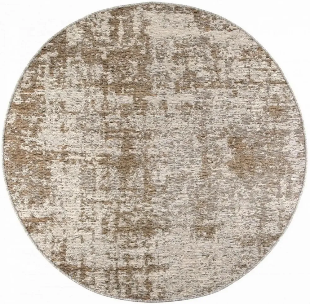 Tapis - Tapis Catania 2 outdoor Naturel Diamètre 160 cm - MAISON VIVARAISE - SDE VIVARAISE WINKLER