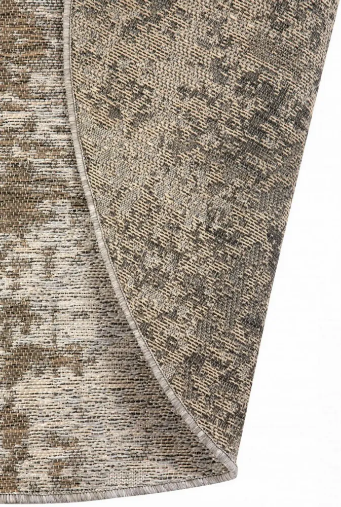Tapis - Tapis Catania 2 outdoor Naturel Diamètre 160 cm - MAISON VIVARAISE - SDE VIVARAISE WINKLER