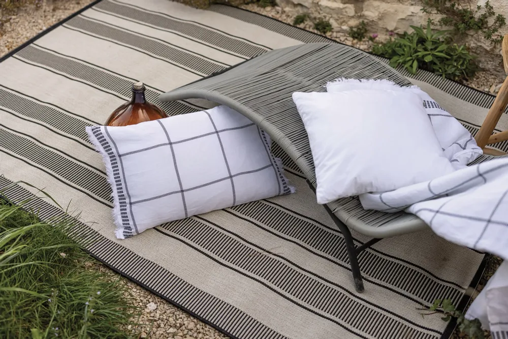 Tapis - Tapis Paomia 2 outdoor Perle 60 x 110 - MAISON VIVARAISE - SDE VIVARAISE WINKLER