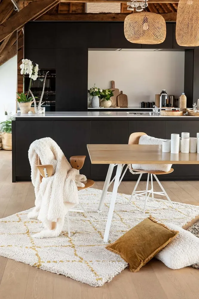 Tapis - Tapis Casablanca 2 Cuivre 160 x 230 x 3 cm - MAISON VIVARAISE - SDE VIVARAISE WINKLER