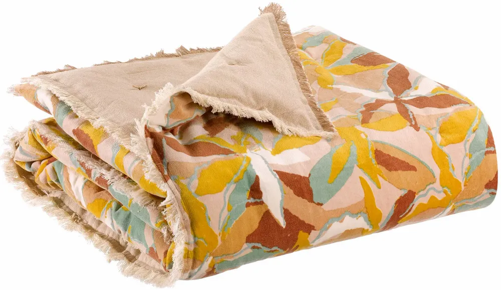 Plaids - Plaid imprimé Alina Dragée 135 x 200 - MAISON VIVARAISE - SDE VIVARAISE WINKLER