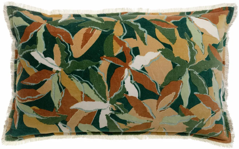 Cushions - Alina Printed Cushion Pétrole 40 X 65 - MAISON VIVARAISE - SDE VIVARAISE WINKLER