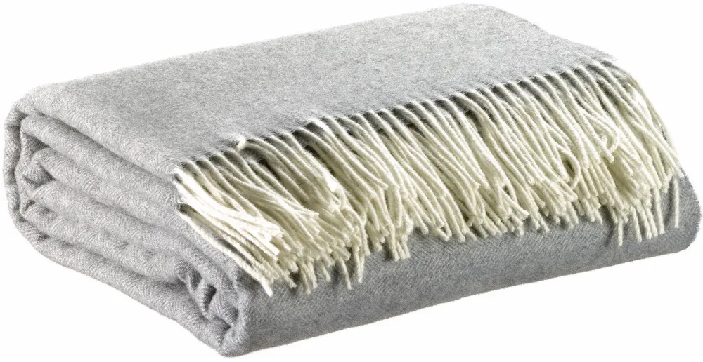 Throw blankets - Carina Throw Blanket Perle 130 X 190 - MAISON VIVARAISE - SDE VIVARAISE WINKLER