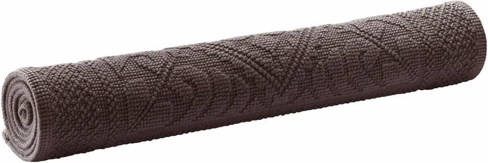 Autres linges de bain - Tapis de bain Enzo Ébène 54 x 64 - MAISON VIVARAISE - SDE VIVARAISE WINKLER