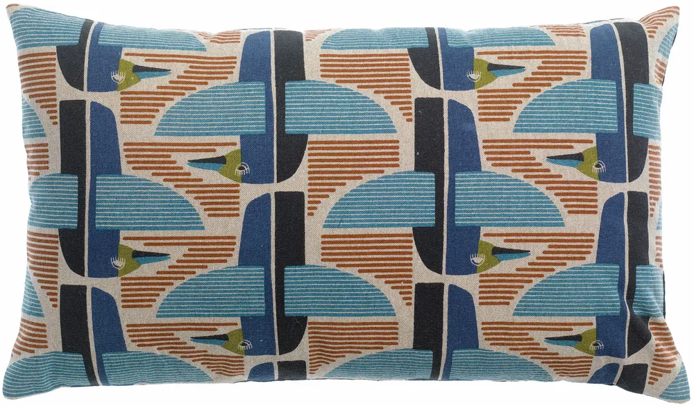 Cushions - Farel Printed Cushion Multico 30 X 50 - MAISON VIVARAISE - SDE VIVARAISE WINKLER