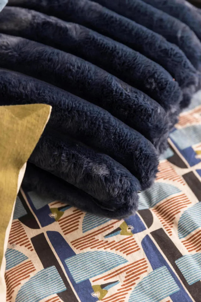 Linge de lit - Edredon imprimé Farel Multico 85 x 200 - MAISON VIVARAISE - SDE VIVARAISE WINKLER