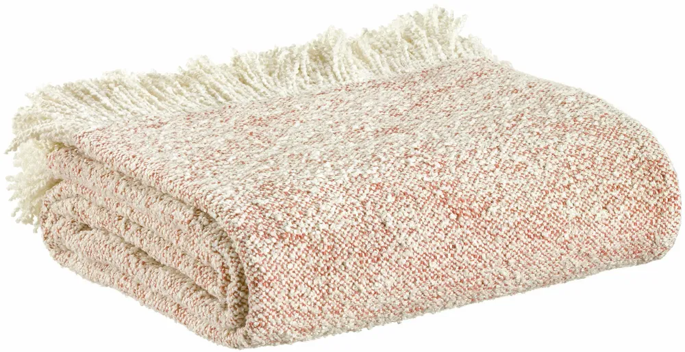 Throw blankets - Jane Heathered Throw Blanket Sienne 130 X 160 - MAISON VIVARAISE - SDE VIVARAISE WINKLER