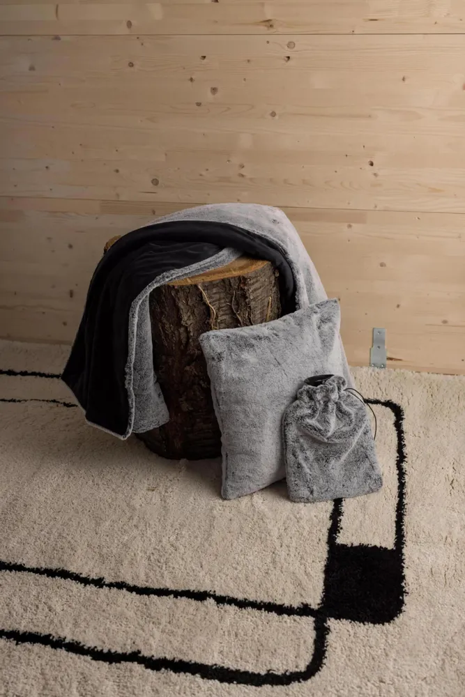 Coussins - Coussin Kinta Tonnerre 45 x 45 - MAISON VIVARAISE - SDE VIVARAISE WINKLER