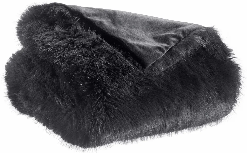 Plaids - Maxi plaid recyclé Nolan Caviar 180 x 220 - MAISON VIVARAISE - SDE VIVARAISE WINKLER