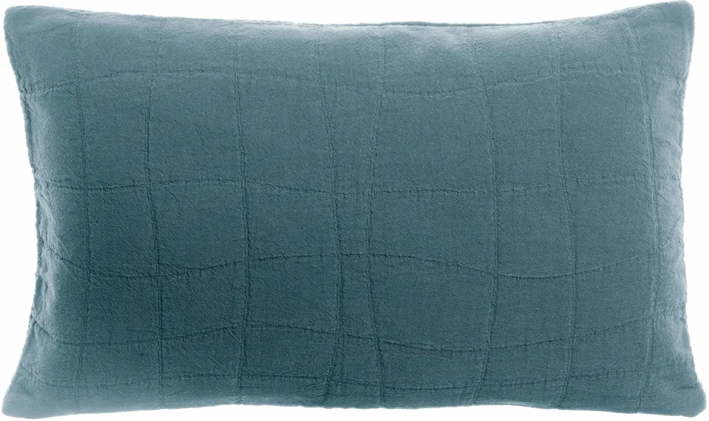 Coussins - Coussin recyclé Titou Acier 30 x 50 - MAISON VIVARAISE - SDE VIVARAISE WINKLER