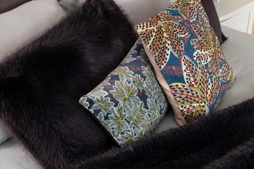 Coussins - Coussin recyclé Nolan Caviar 40 x 65 - MAISON VIVARAISE - SDE VIVARAISE WINKLER