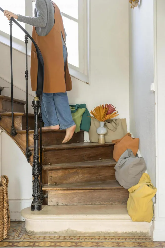 Bags and totes - Grace Recycled Shopping Bag Camel 35 X 40 X 15 - MAISON VIVARAISE - SDE VIVARAISE WINKLER