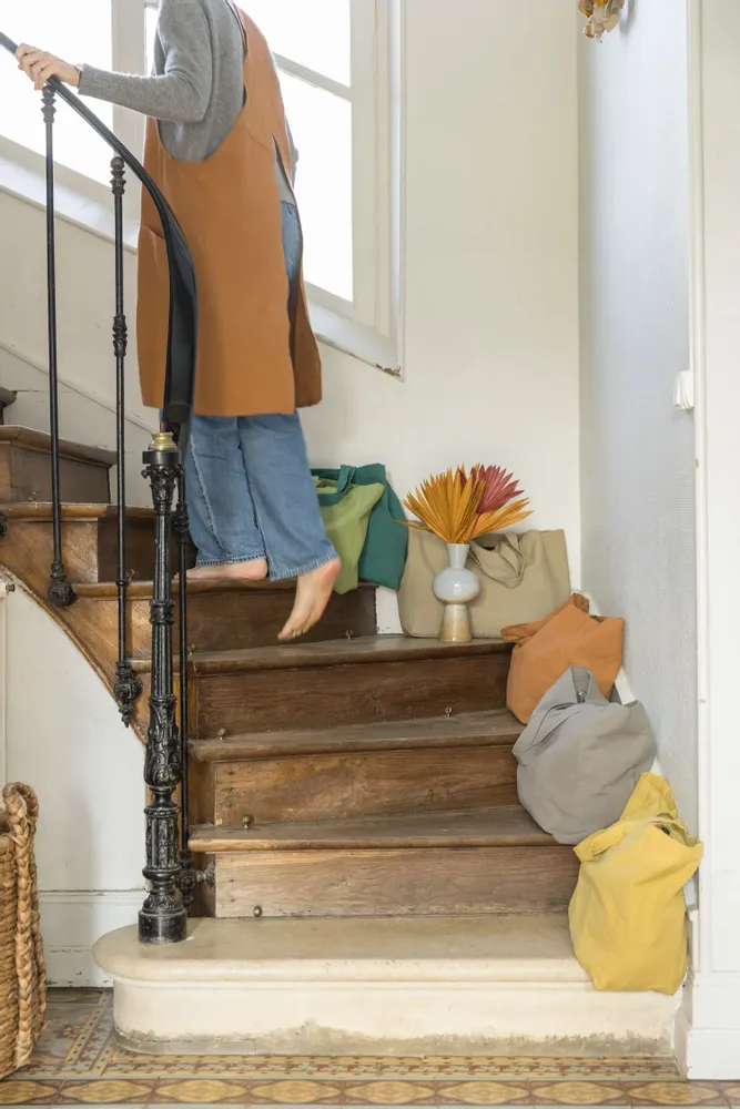 Bags and totes - Grace Recycled Shopping Bag Vert jardin 35 X 40 X 15 - MAISON VIVARAISE - SDE VIVARAISE WINKLER