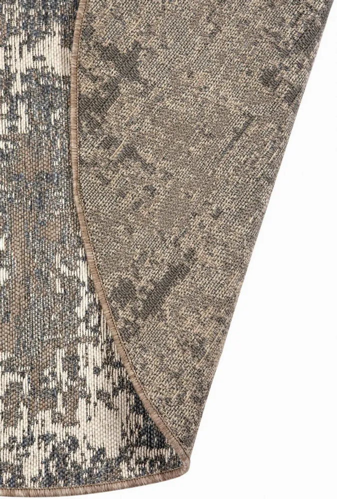 Rugs - Catania 2 Outdoor Rug Gris Diamètre 200 - MAISON VIVARAISE - SDE VIVARAISE WINKLER