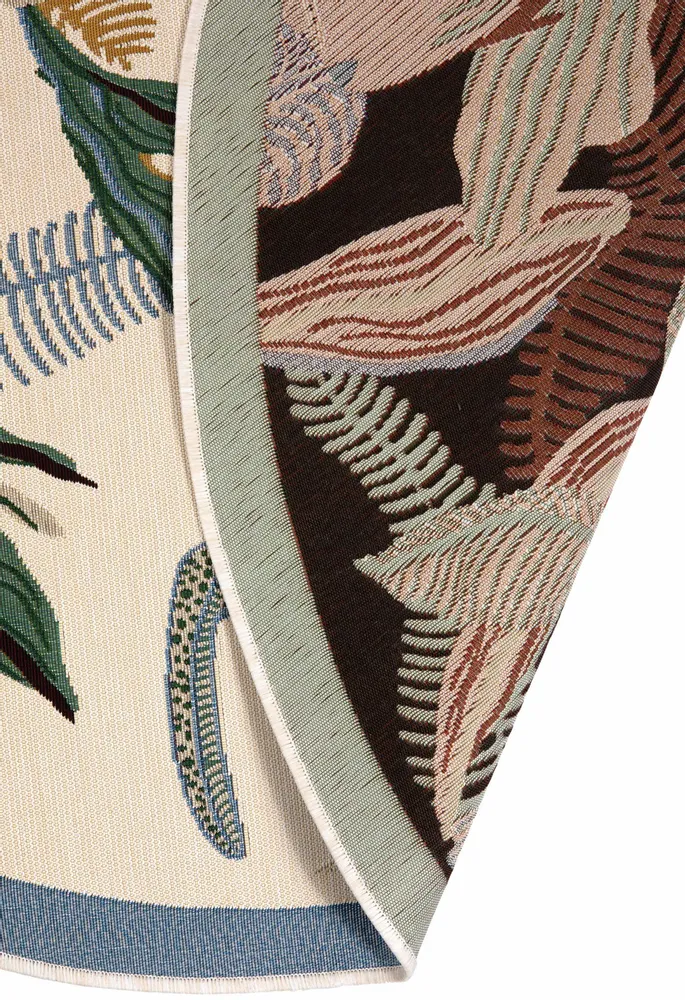 Rugs - Dori Outdoor Rug Lagon Diamètre 160 - MAISON VIVARAISE - SDE VIVARAISE WINKLER