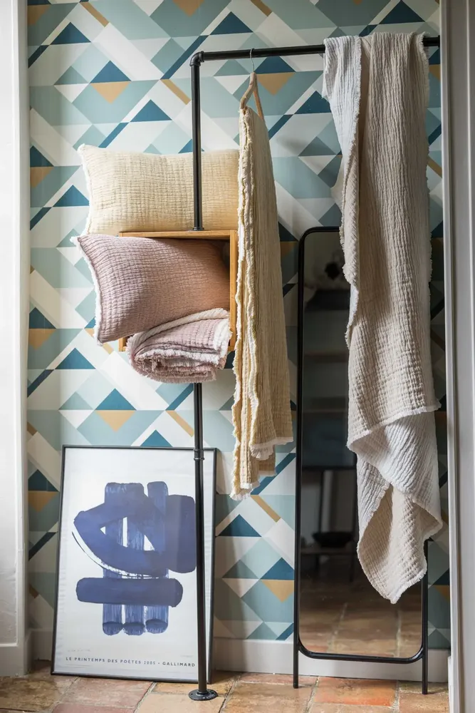 Bed linens - Emilio Throw Lin 240 X 260 - MAISON VIVARAISE - SDE VIVARAISE WINKLER