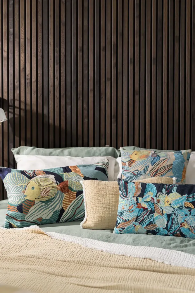 Linge de lit - Jeté Emilio Mirabelle 260 x 260 - MAISON VIVARAISE - SDE VIVARAISE WINKLER