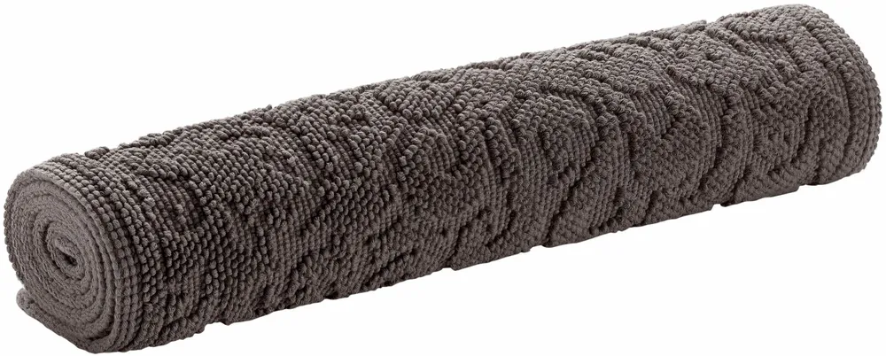 Other bath linens - Gilda Bath Mat Carbone 54 X 110 - MAISON VIVARAISE - SDE VIVARAISE WINKLER