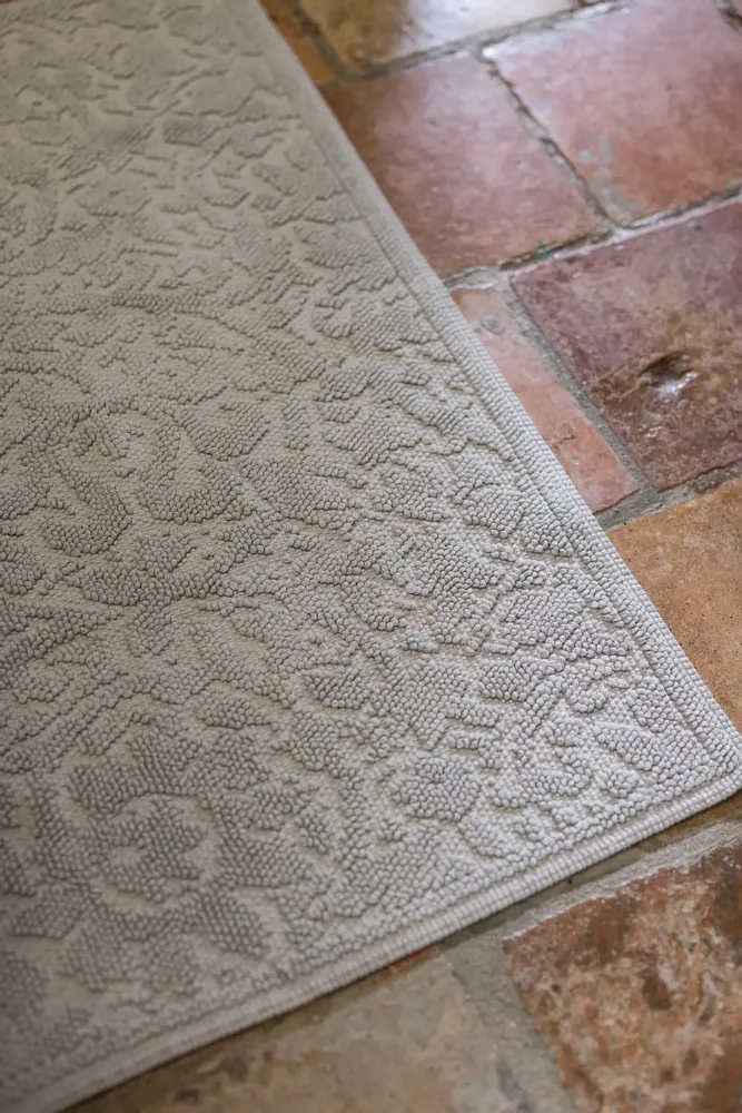 Autres linges de bain - Tapis de bain Gilda Perle 54 x 64 - MAISON VIVARAISE - SDE VIVARAISE WINKLER