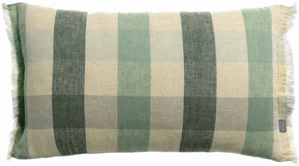 Cushions - Kate Printed Cushion Thym 30 X 50 - MAISON VIVARAISE - SDE VIVARAISE WINKLER
