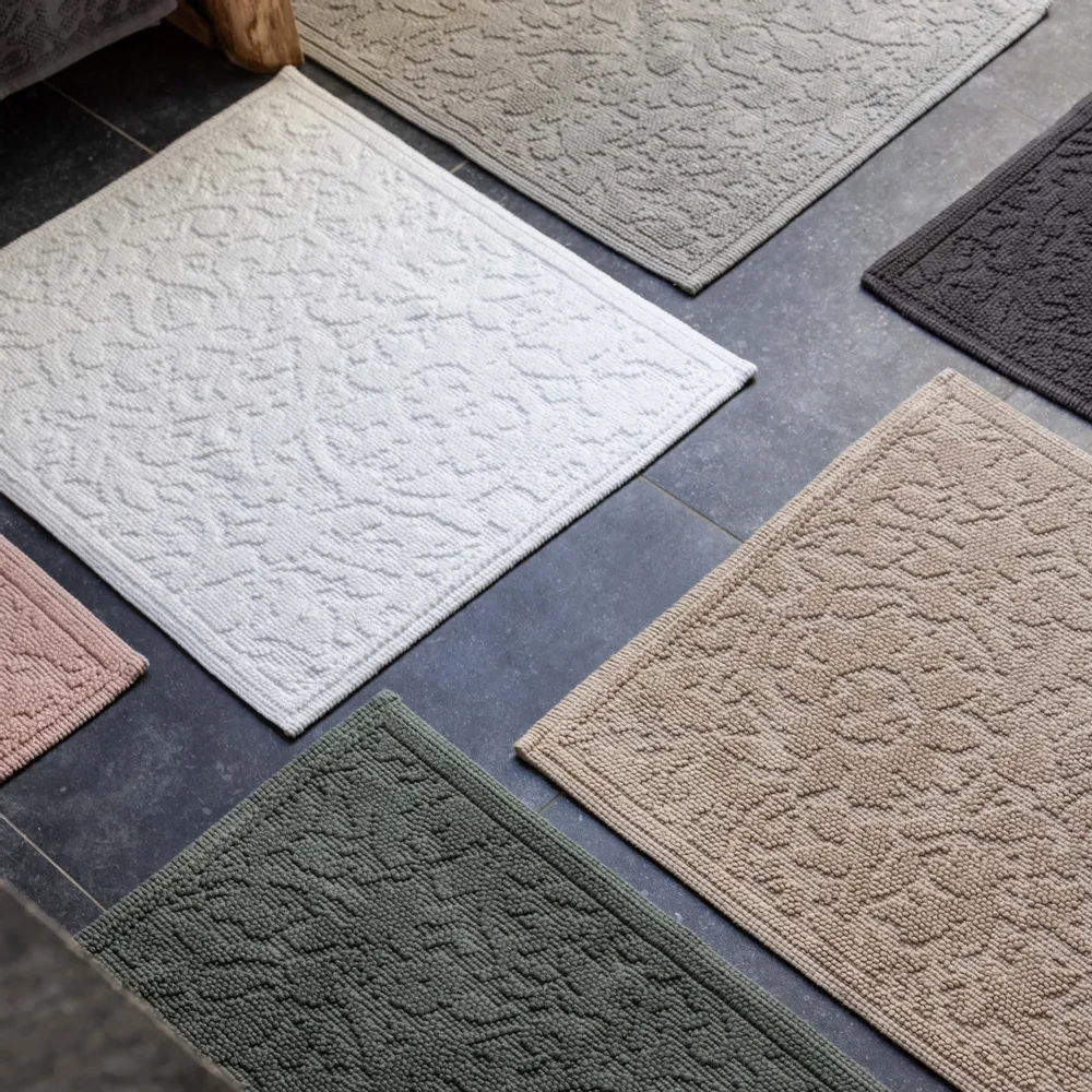 Other bath linens - Gilda Bath Mat Thym 54 X 64 - MAISON VIVARAISE - SDE VIVARAISE WINKLER