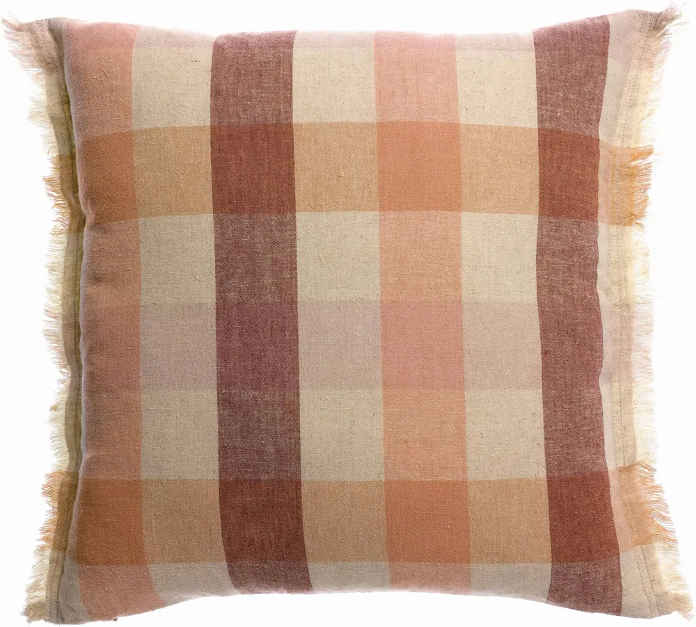 Coussins - Coussin imprimé Kate Terracotta 45 x 45 - MAISON VIVARAISE - SDE VIVARAISE WINKLER