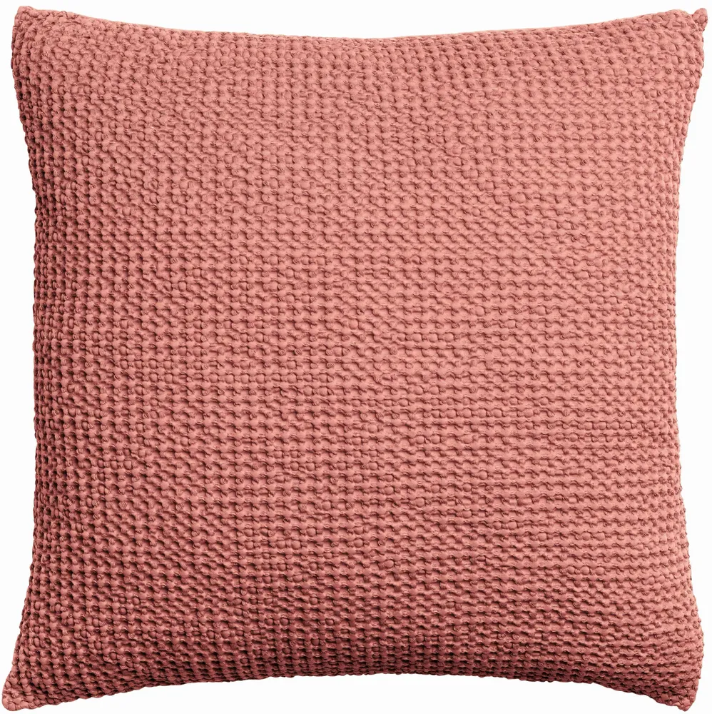 Cushions - Recycled Cushion Maia Terracotta 45 X 45 - MAISON VIVARAISE - SDE VIVARAISE WINKLER