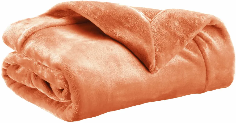 Throw blankets - Tender Throw Blanket Papaye 150 X 200 - MAISON VIVARAISE - SDE VIVARAISE WINKLER