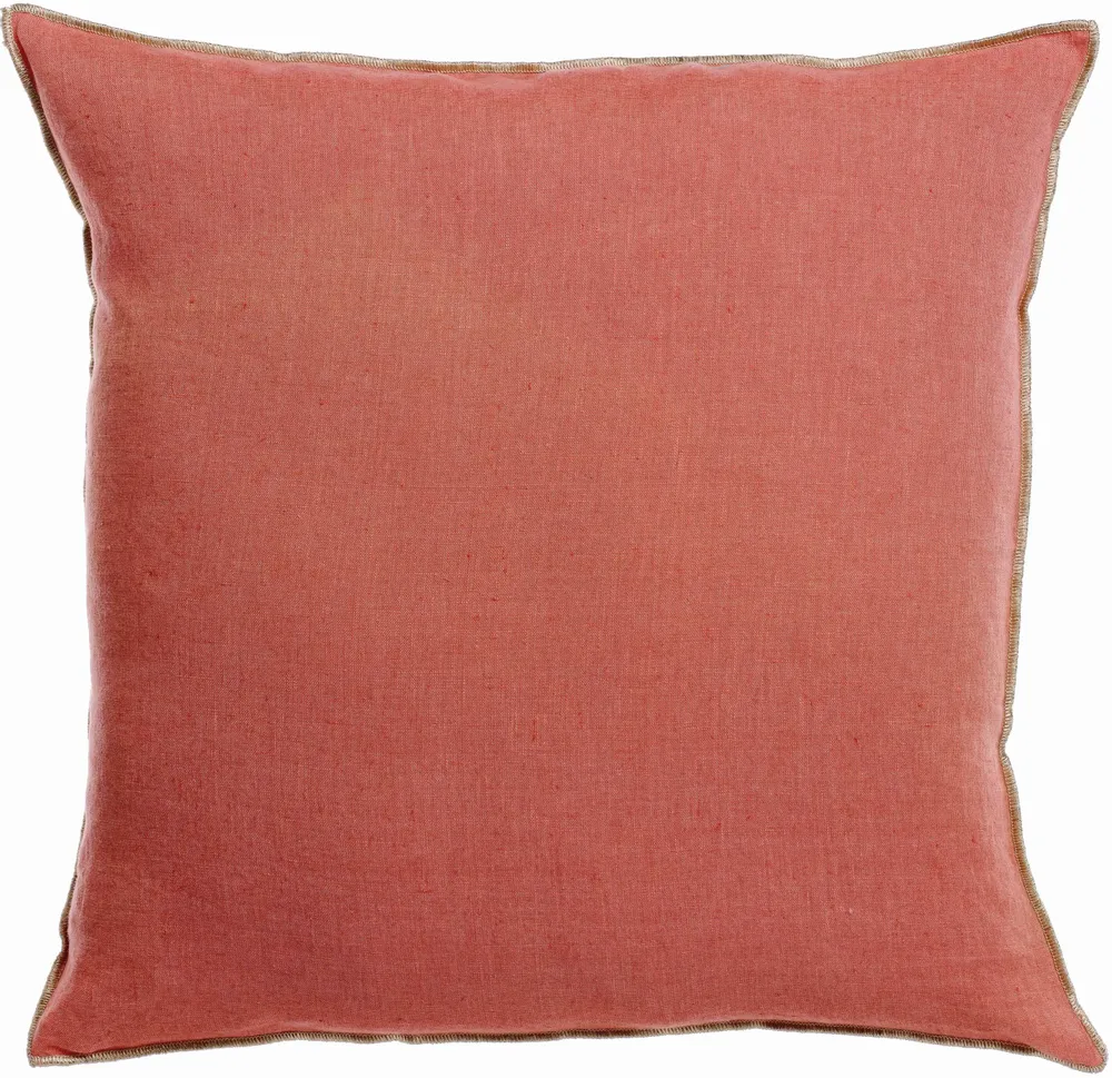 Cushions - Zeff Celeste Cushion Pêche 45 X 45 - MAISON VIVARAISE - SDE VIVARAISE WINKLER