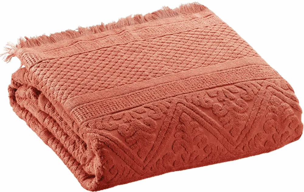 Bath towels - Zoe Bath Towel Sienne 100 X 180 - MAISON VIVARAISE - SDE VIVARAISE WINKLER