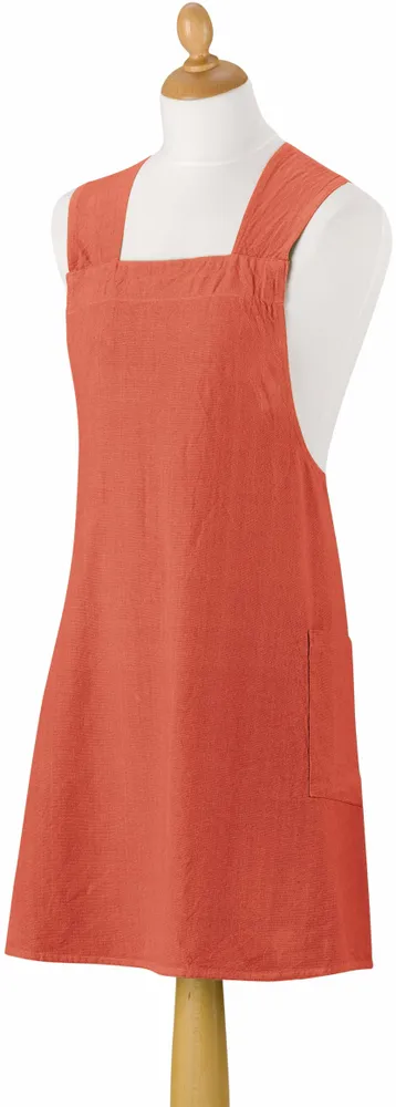 Tabliers de cuisine - Tablier de cuisine japonais recyclé Haru Tomette 78 x 100 - MAISON VIVARAISE - SDE VIVARAISE WINKLER