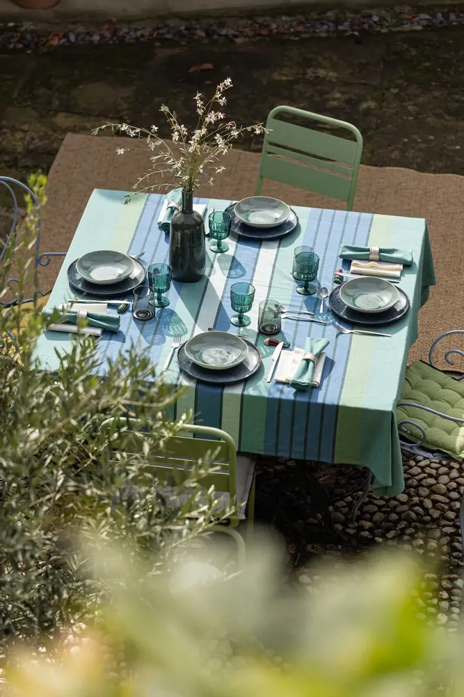 Napkins - Yuna Recycled Table Napkin Ivoire 50 X 50 - MAISON VIVARAISE - SDE VIVARAISE WINKLER