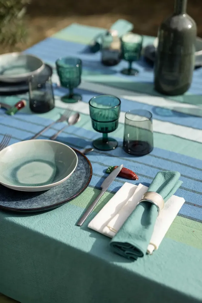 Napkins - Yuna Recycled Table Napkin Ivoire 50 X 50 - MAISON VIVARAISE - SDE VIVARAISE WINKLER