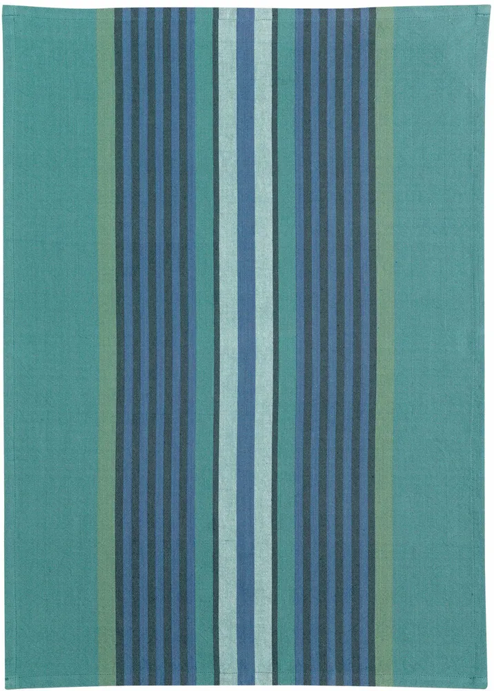 Torchons - Torchon recyclé Yuna Paon 50 x 70 - MAISON VIVARAISE - SDE VIVARAISE WINKLER