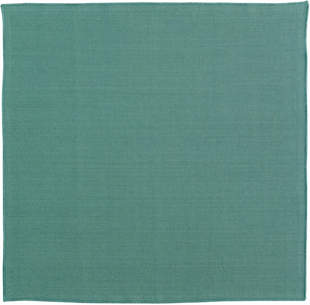 Serviettes - Serviette de table recyclée Yuna Paon 50 x 50 - MAISON VIVARAISE - SDE VIVARAISE WINKLER